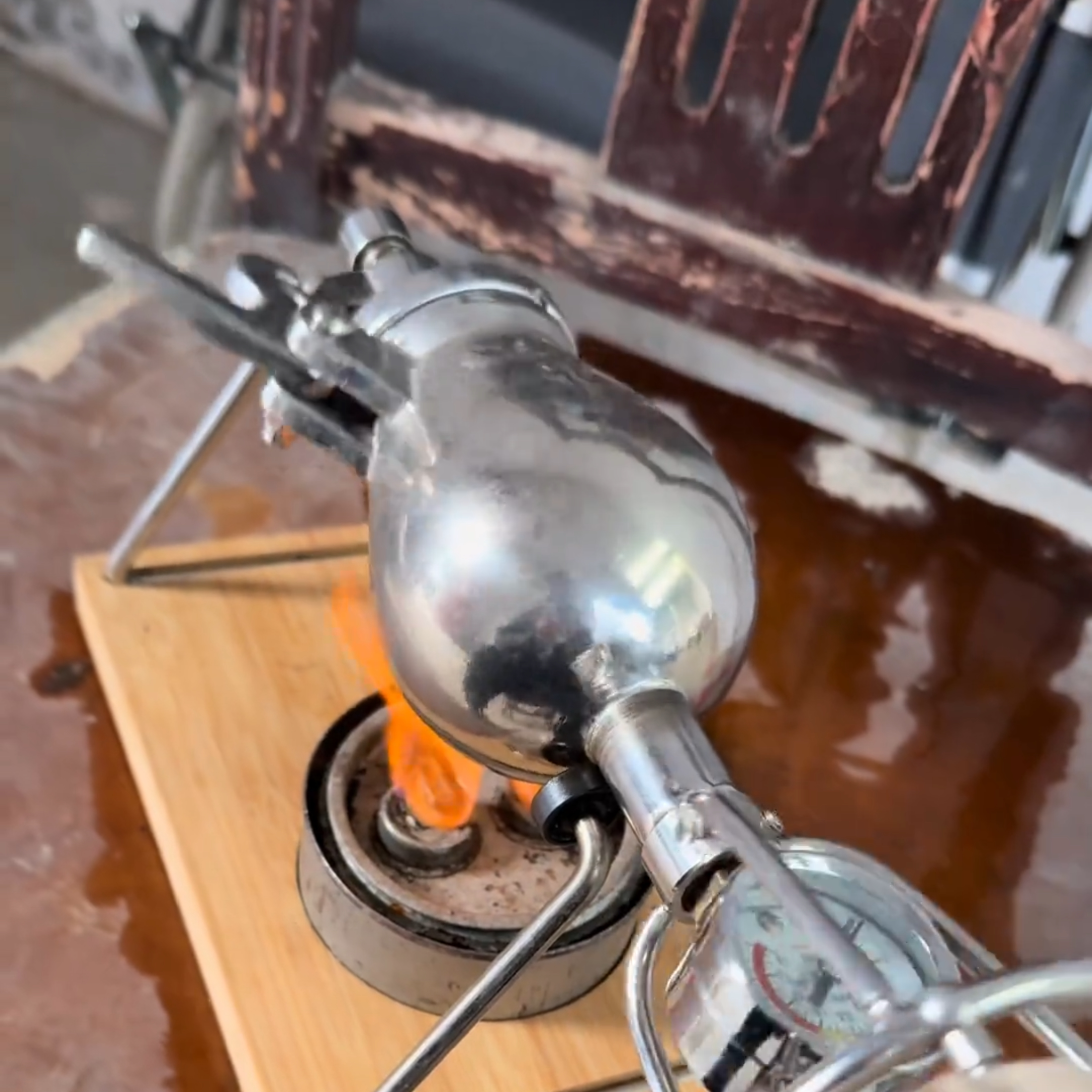 迷你爆米花机家用小型手摇老式传统网红粮食放大器 304 食品级