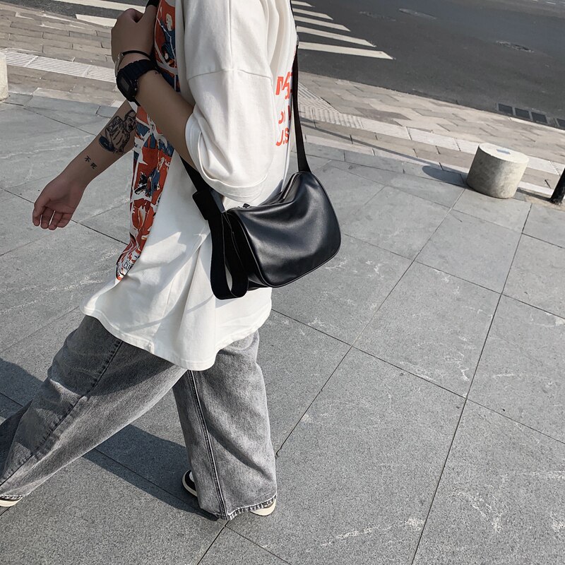 街头潮流男女高级感工装斜挎包简约pu软皮单肩小包A66-P35,男装工装外套,星座814-1（原电商B253-1）