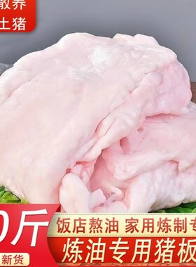 猪板油去皮去油厚肥肉猪肥膘