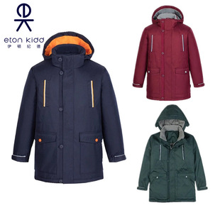 校服3M牛津纺保暖棉服中长款 019款 17F013 015 014 伊顿纪德冬季