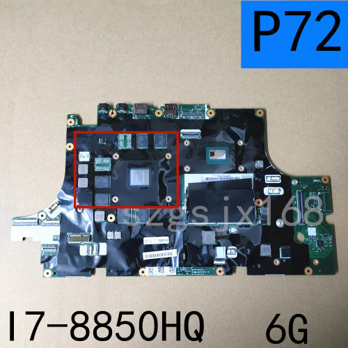 联想 Thinkpad P72笔记本主板CPU i7-8850HQGPU: N18E-Q1-KB-A1