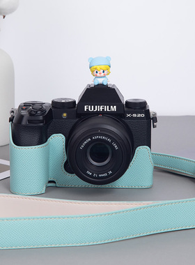 适用富士XS20保护套XS10相机包XT30二代微单底座xt4皮壳xt20配件