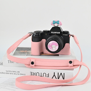 富士XS20相机包X100VI保护套XE5XT30二代底座xm5适用XT50件皮套壳