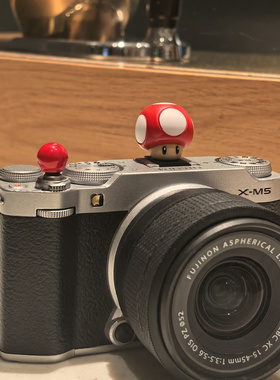 相机热靴盖适用于尼康富士佳能xt50卡通索尼马里奥蘑菇头小红球