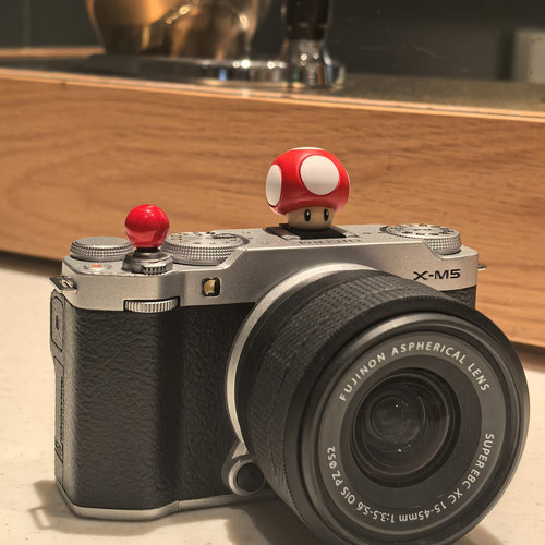 相机热靴盖适用于尼康富士佳能xt50卡通索尼马里奥蘑菇头小红球