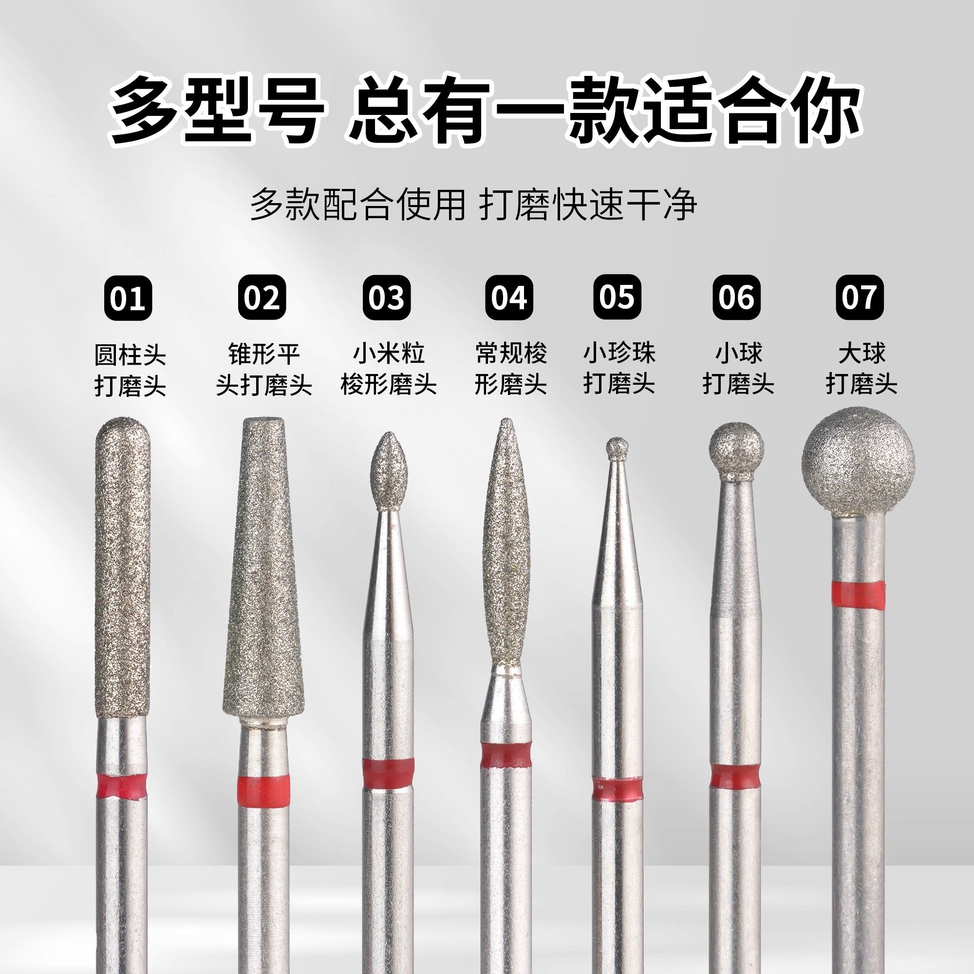 高端美甲打磨头前置处理日式全套去死皮开口袋修指甲甲片工具套装