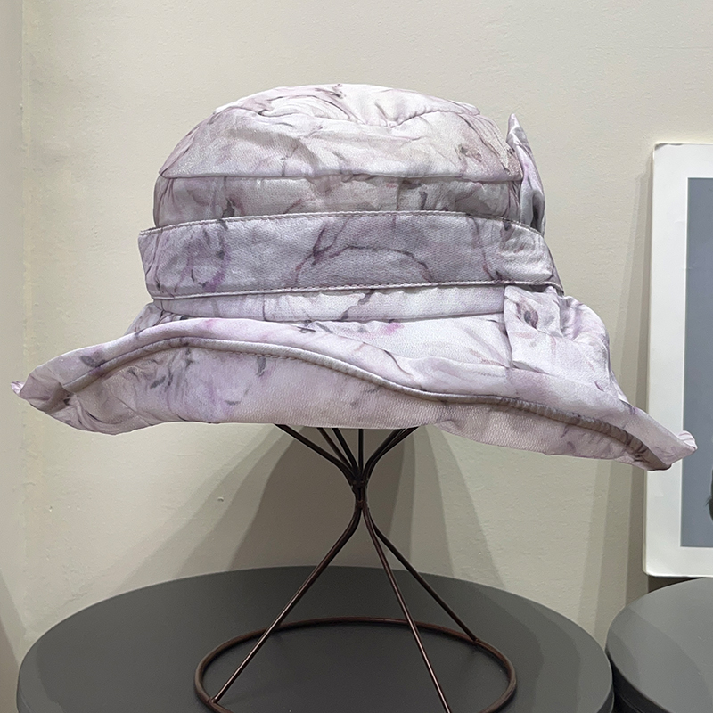 夏季复古大檐防晒渔夫帽女旅游遮阳显脸小百搭防紫外线太阳帽子潮