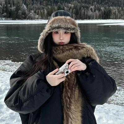 骑车滑雪帽子护耳东北哈尔滨秋冬