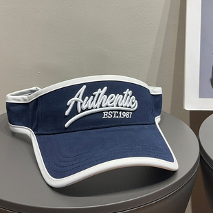 大头围美式 复古空顶棒球帽女夏防晒透气户外高尔夫遮阳鸭舌帽子男