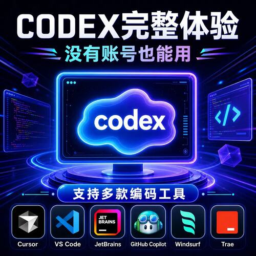 codex官方完整体验全功能满血满速plus版本pro版额度不限时可开票