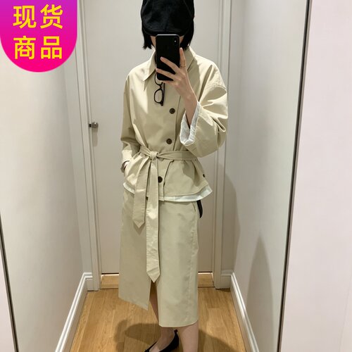 Mona张旺角旧事风衣套装