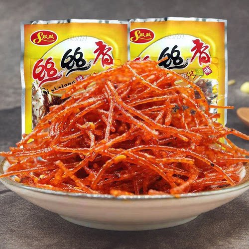 双双丝丝香辣条辣片24g香辣丝90后儿时怀旧办公追剧麻辣素肉零食 - 封面