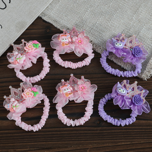 儿童可爱发圈不伤发头绳