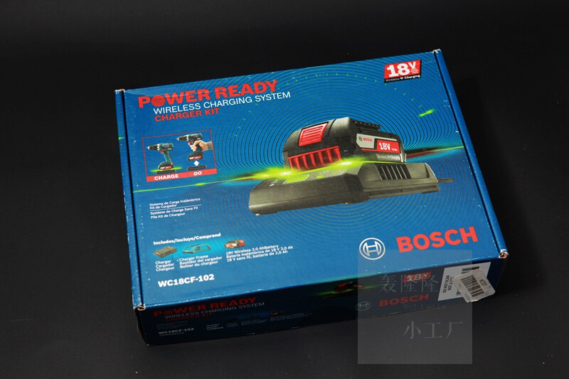 德国 博世 BOSCH 无线感应充电套装 18V 锂电 2.0 WC18 美版