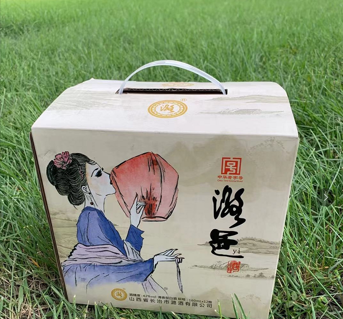 山西长治潞酒潞邑小酒42度160ml清香型白酒纯粮酿造