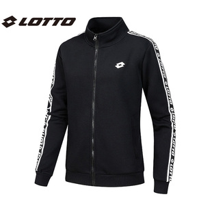 乐途男士运动夹克2025春季新款休闲服办公跑步棉质舒适立领外套