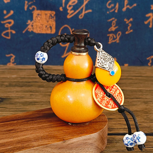 养剑葫剑来配件天然真葫芦铜开口小酒葫芦造型手把件摆件刻字