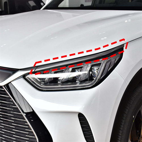 适用于比亚迪宋plusdmi EV前大灯左右亮饰条总成车灯电镀装饰亮条