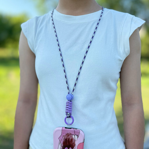 初遇手机挂脖绳防丢编织