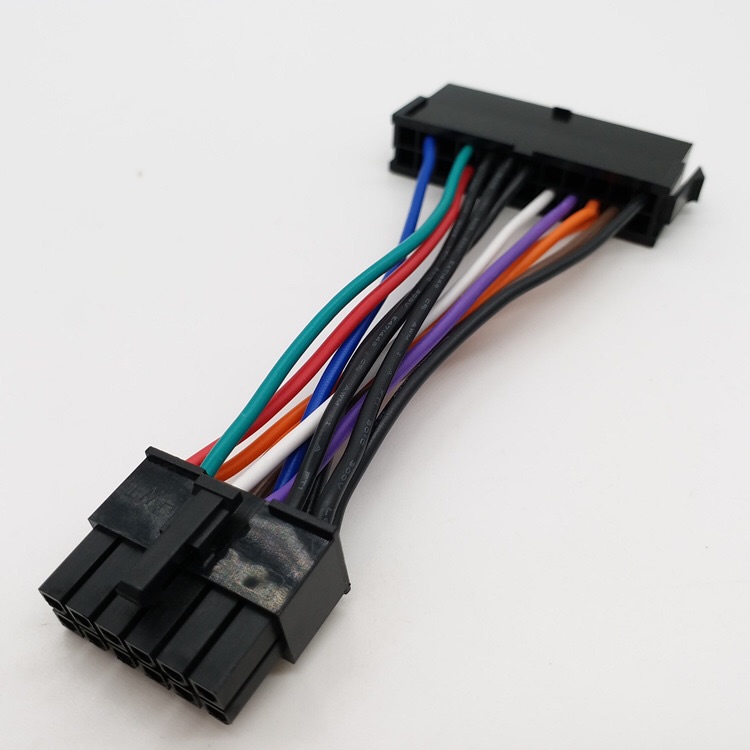 24P转12P线 24针转12针电源线 宏基Q87H3-AM ATX 24Pin TO 12Pin