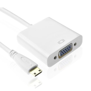 HDMI VGA转换线平板电脑高清数据线 mini 迷你hdmi转vga转换器