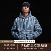 WHOOSIS 特殊编织面料绳绣连帽夹克棉服外套秋冬男女 不知其名