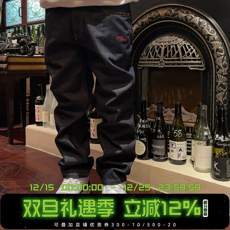 WHOOSISlogo红皮牌牛仔裤