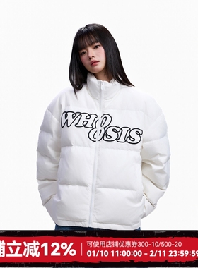 WHOOSIS（不知其名）8字logo幻影基础羽绒服外套90鸭绒男女冬季潮