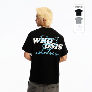 WHOOSIS（不知其名）Don't touch my whoosis渐变发泡印花短袖T恤