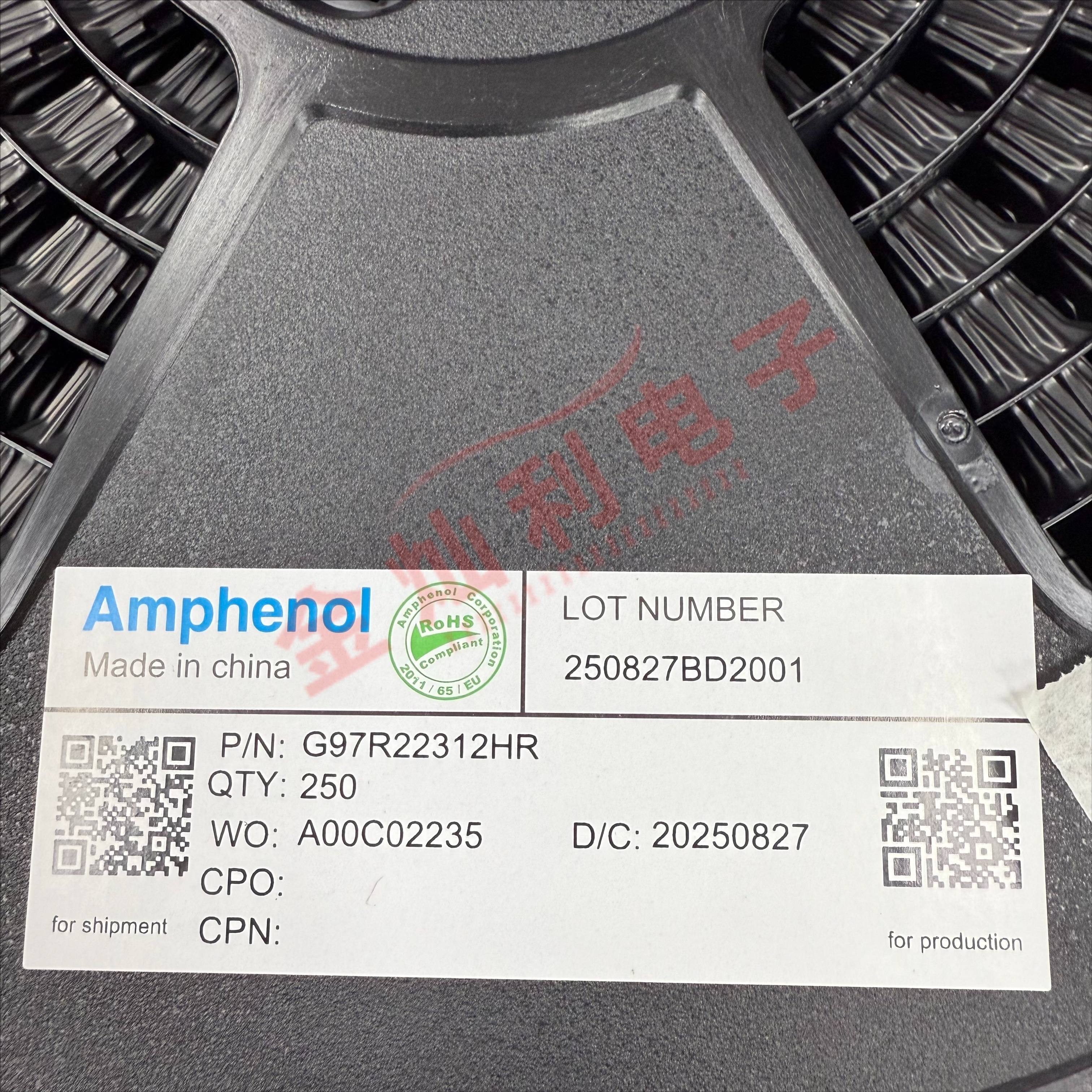 Amphenol MCIO 74Pin 连接器 G97R22312HR 原装正品现货 一个起售