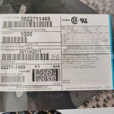 MOLEX连接器 522711469 52271-1469 1.0MM 14P下接拉锁 原装现货