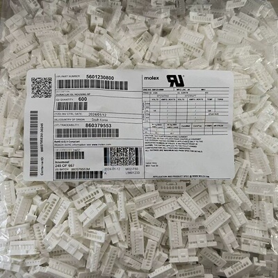 Molex连接器 560123-0800 5601230800 8P胶壳 2.0mm间距 原装现货