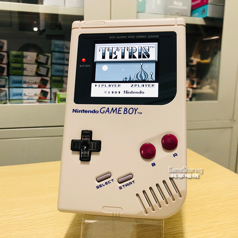 GAMEBOY GB厚机 全贴合 IPS高亮屏 原替换 采用高质量壳改机 整机