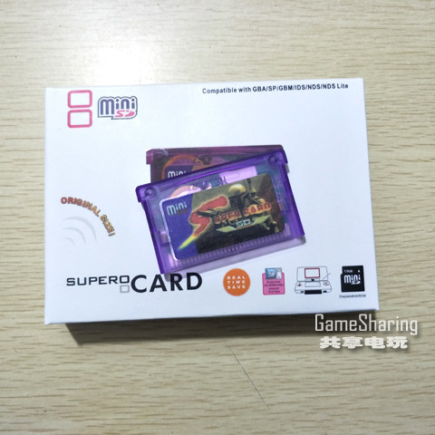 GBA烧录卡SC-MINI SD  GBM GBASP 送读卡器单卡无内存 - 封面