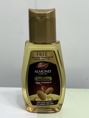 95ML India 印度 Dabur almond oil 杏仁油 护发油