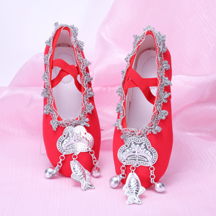 少数民族鞋子舞蹈鞋瑶族侗族彝族苗族壮族土家族舞台演出戏曲跳舞