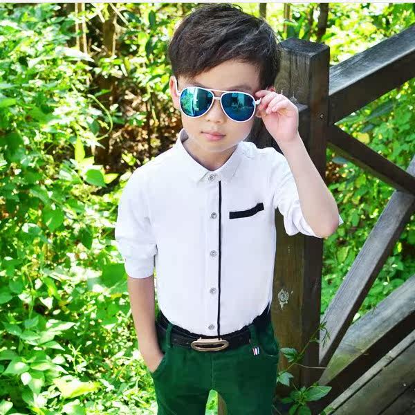 Chemise garcon à manche longue - Ref 2073533 Image 1