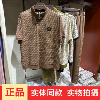 品牌套装8616女士中年妈妈夏装运动服洋气大码夏季短袖长裤两件套