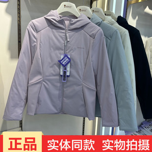 猫有范888冬季超轻弹弹衣女连帽修身棉服保暖防风羊毛棉袄外套女