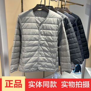 亮针先生3613慕斯夹心羊毛内胆冬新款 保暖外套 轻薄棉衣男圆领长袖