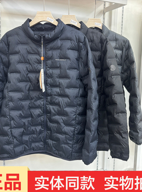 苎依5770冬季彩红热气球上衣羊毛服男士轻薄保暖棉衣立领拉链外套