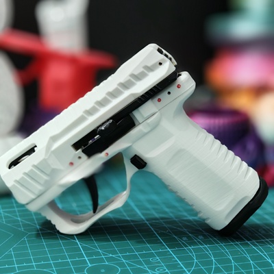 BLOCK26玩具枪飞盘发射礼物模型