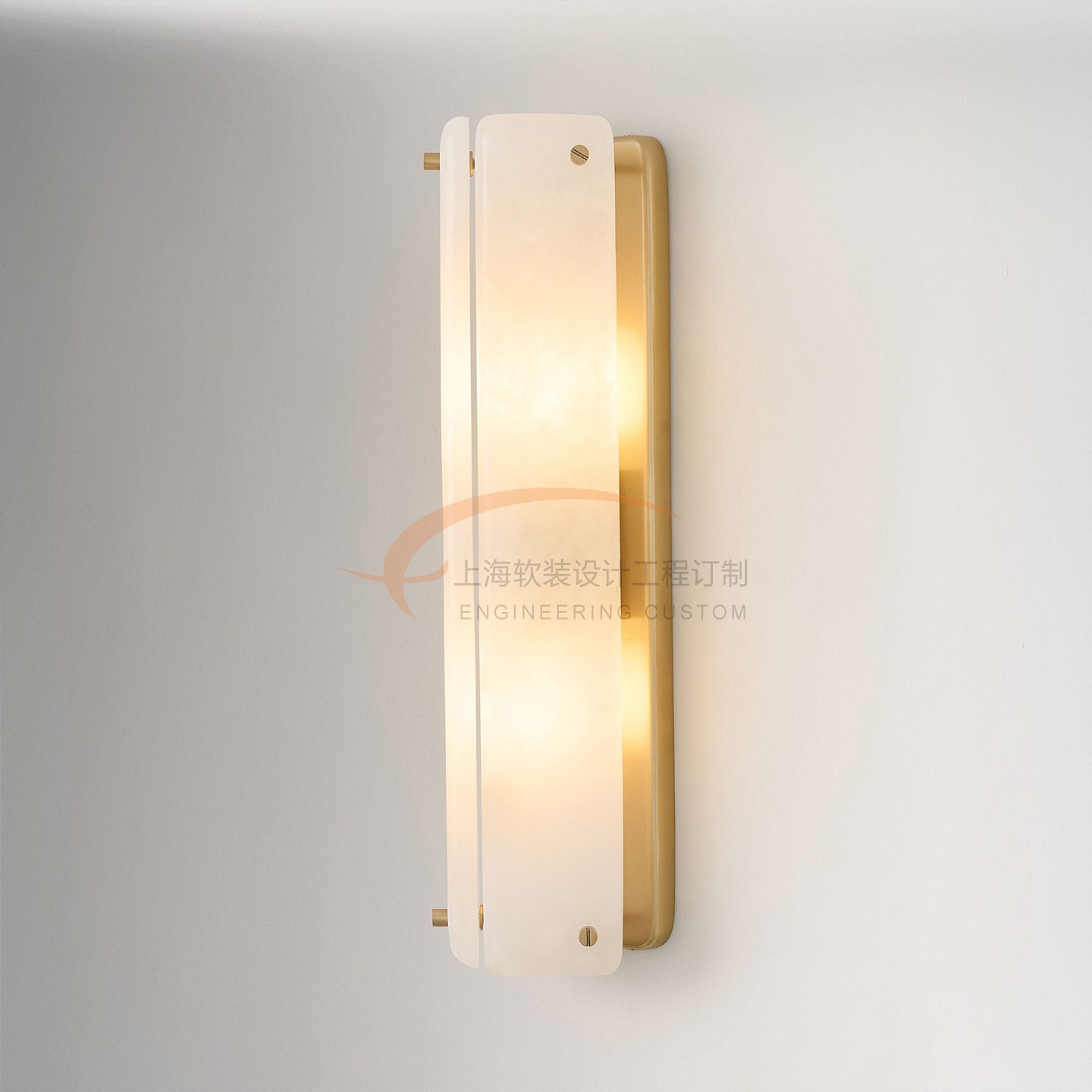 法式轻奢天然西班牙云石壁灯