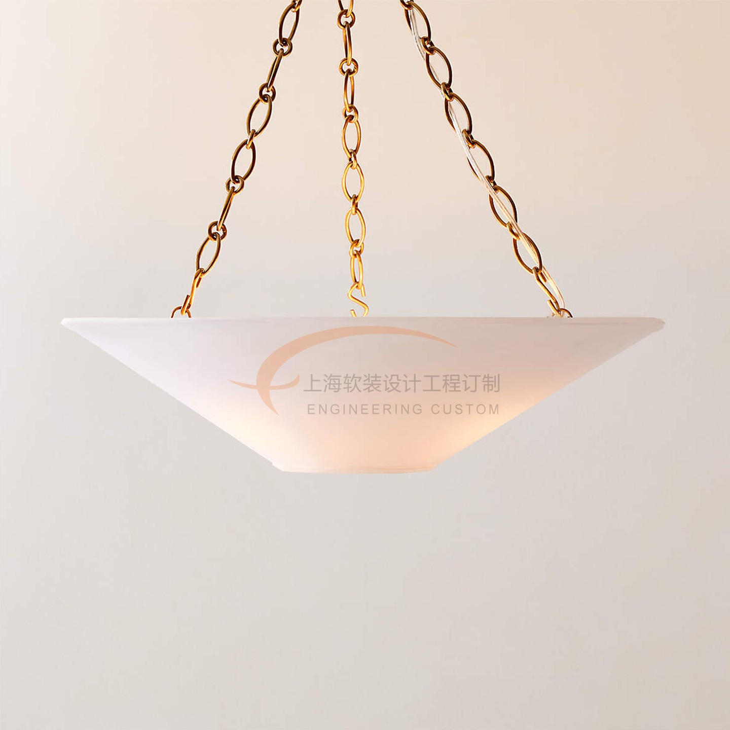 美式简约布艺客餐厅吊灯