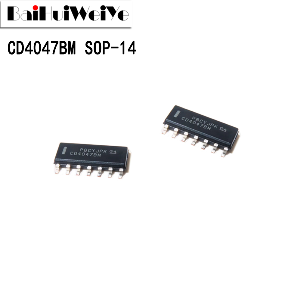CD4047BM CD4047BM96 贴片 SOP14 逻辑芯片CMOS低功耗单稳态 全新