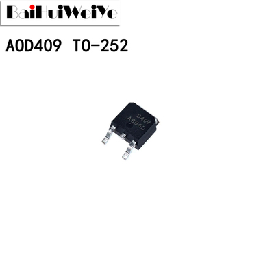AOD409 D409 贴片 TO-252 26A/60V  P沟道 MOS场效应管 全新国产