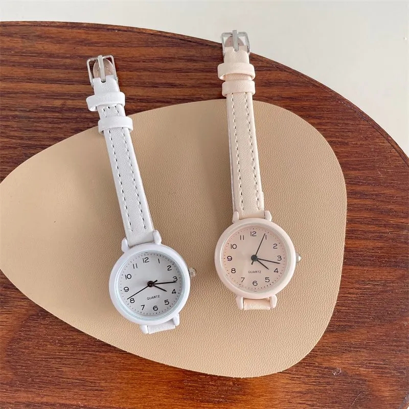 小迷你学生手表女ins风高颜值小众森系韩版简约考试专用小表盘