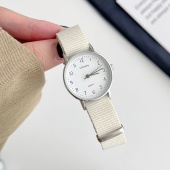 帆布带手表女款 高颜值小众轻奢文艺ins风学生初高中森系韩版 简约