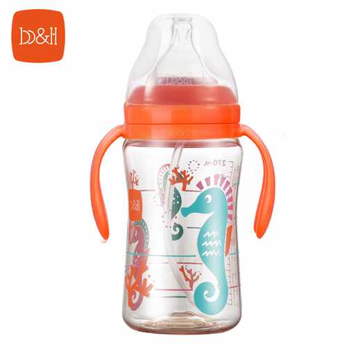 瑞士B&H/宝琪 婴儿宽口径PPSU奶瓶270ML 0-3岁
