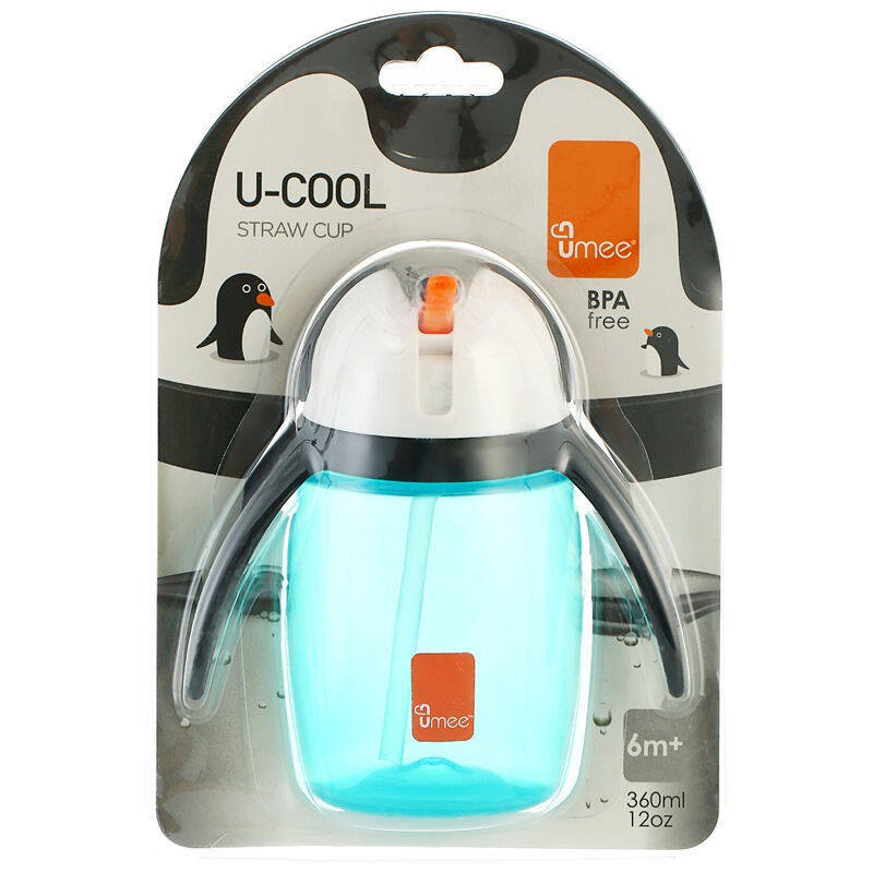 荷兰Umee U-COOL企鹅吸管杯360ml 单只装